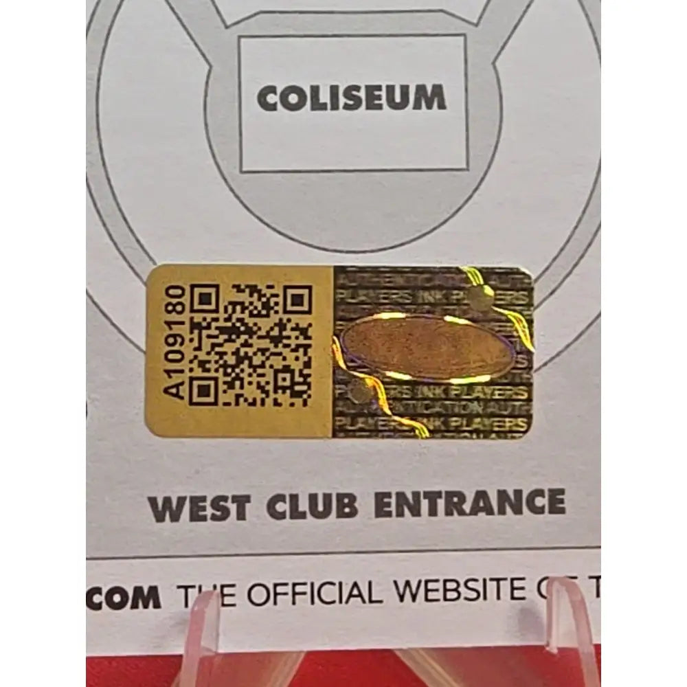 Maxx Crosby Signed Game Ticket