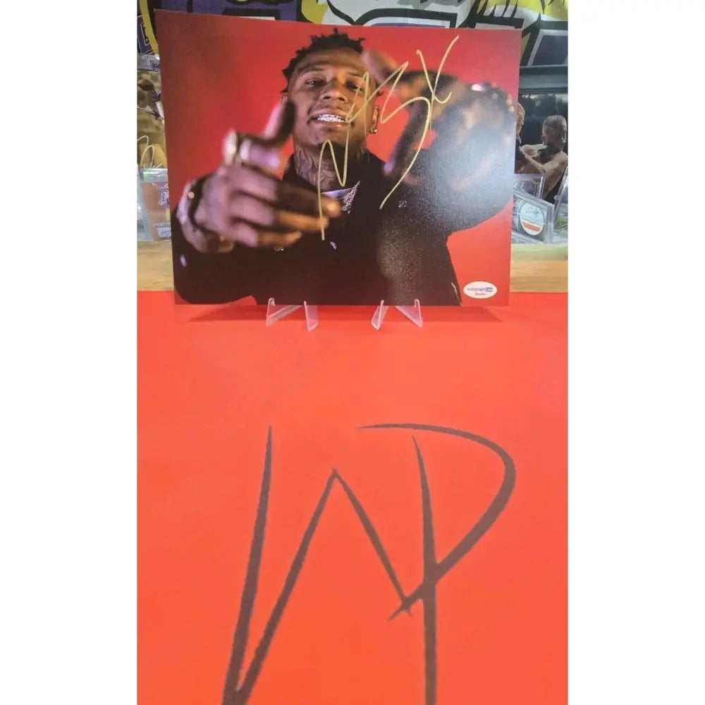 Moneybagg Yo Signed 8x10 Autograph COA