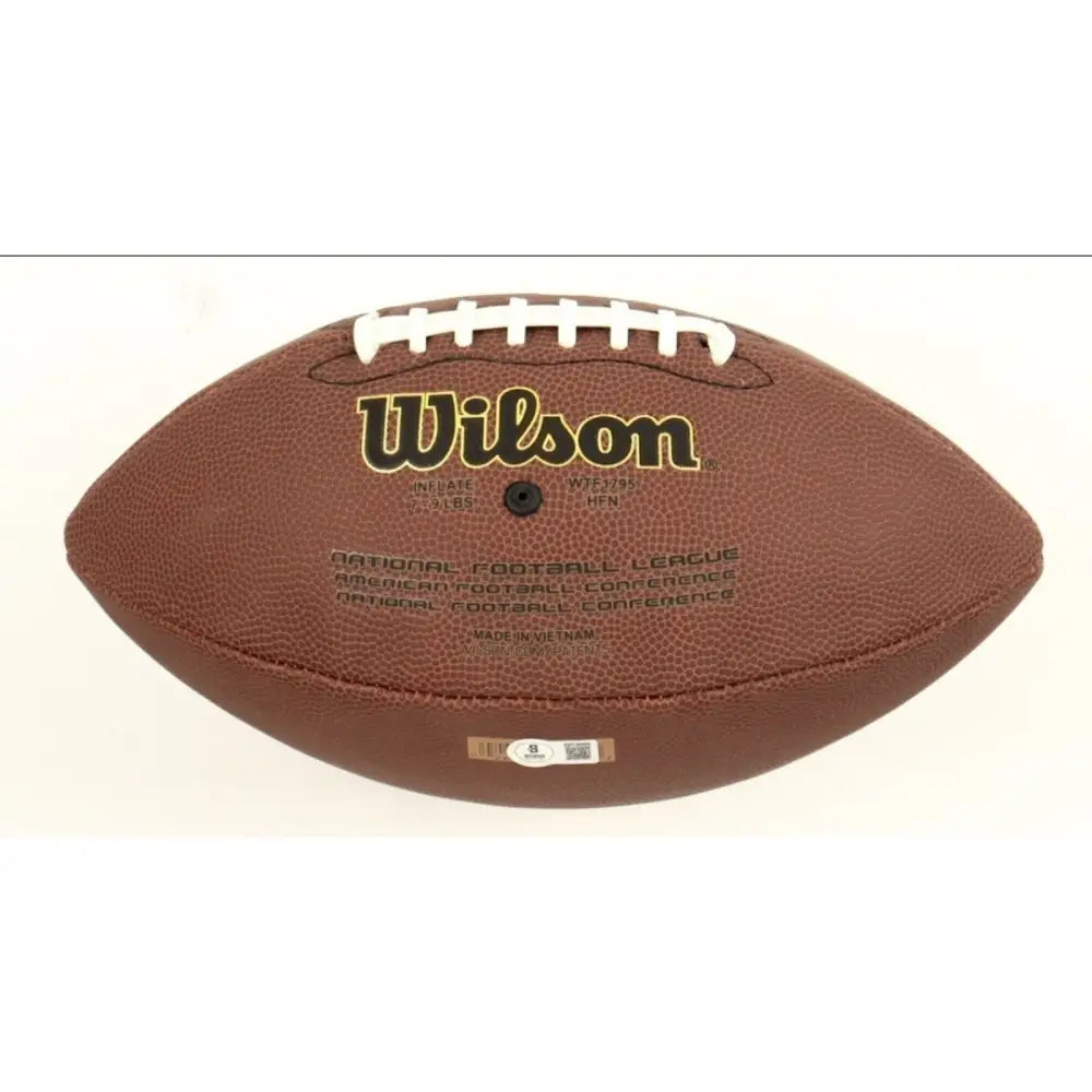 Odell Beckham Jr Signed Wilson NFL Football Beckett Authenticated