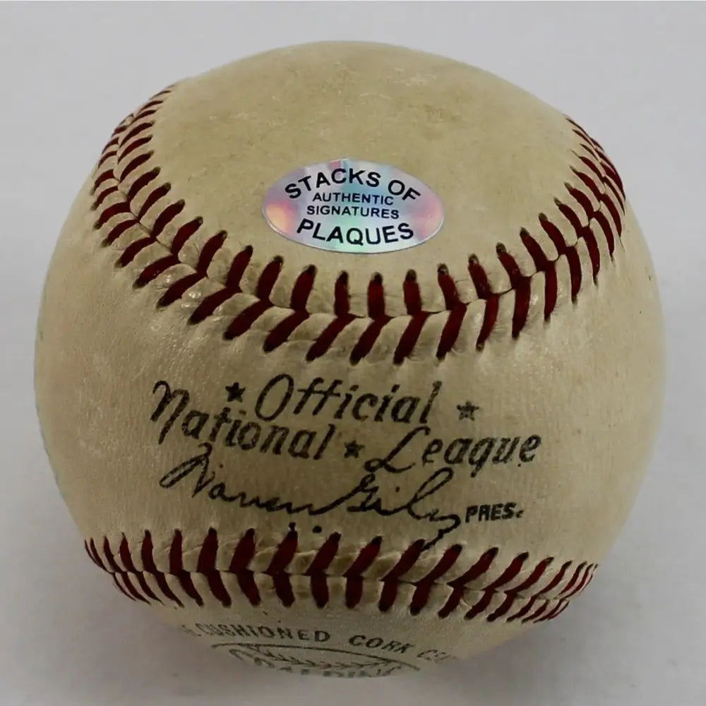 Red Schoendienst Roy Sievers Bud Byerly Del Wilber And 1 UI Signed Ball