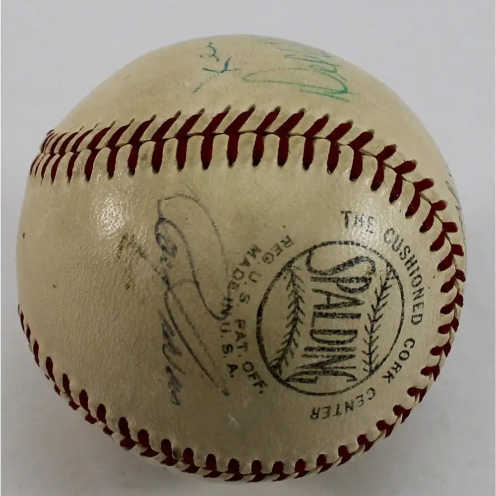 Red Schoendienst Roy Sievers Bud Byerly Del Wilber And 1 UI Signed Ball