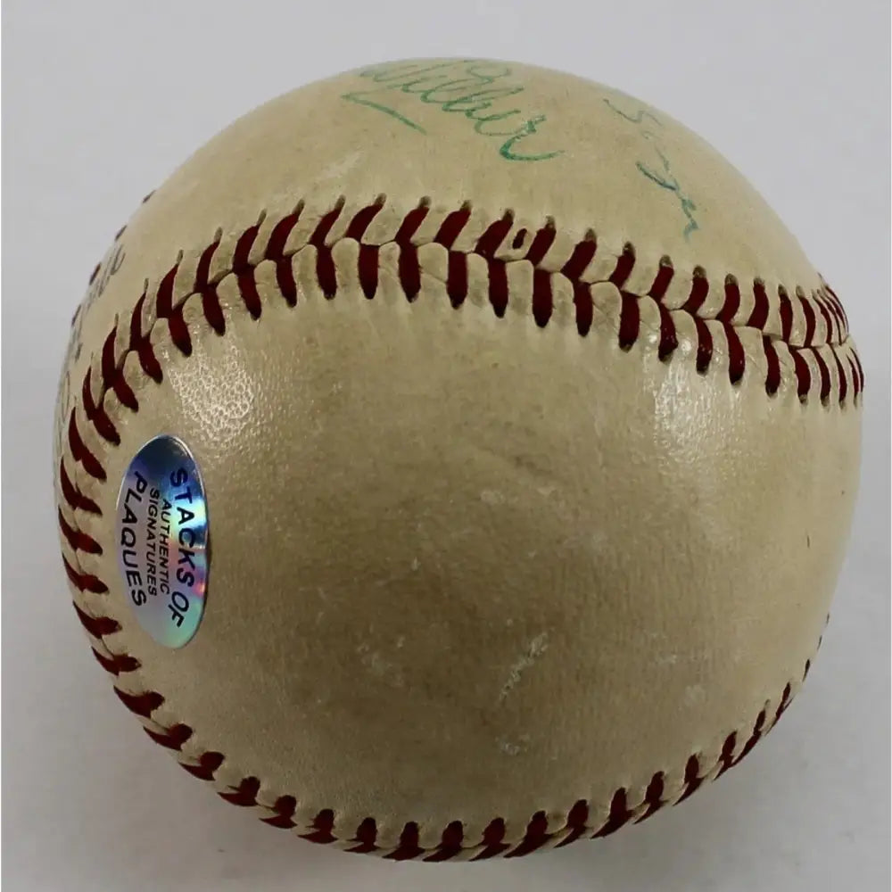 Red Schoendienst Roy Sievers Bud Byerly Del Wilber And 1 UI Signed Ball