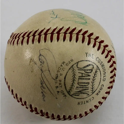 Red Schoendienst Roy Sievers Bud Byerly Del Wilber And 1 UI Signed Ball