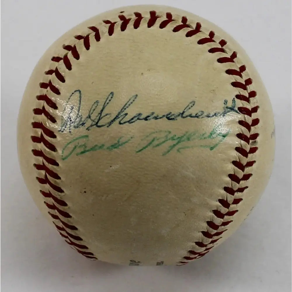 Red Schoendienst Roy Sievers Bud Byerly Del Wilber And 1 UI Signed Ball