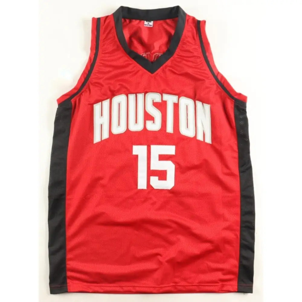 Reed Sheppard Autographed Custom Houston Jersey Beckett Authenticated
