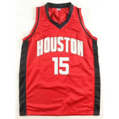 Reed Sheppard Autographed Custom Houston Jersey Beckett Authenticated