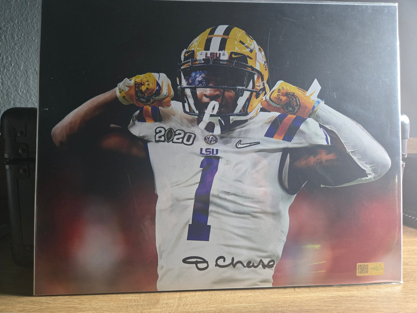 Ja'marr Chase signed photo