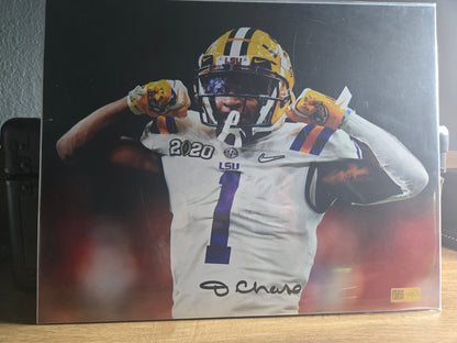 Ja'marr Chase signed photo