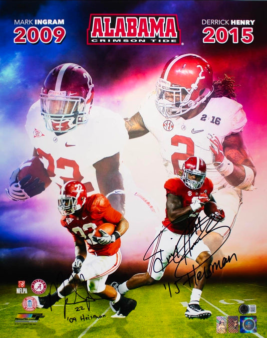 Derrick Henry and Mark Ingram Signed photo