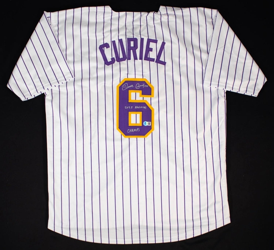Derek Curiel Signed Jersey