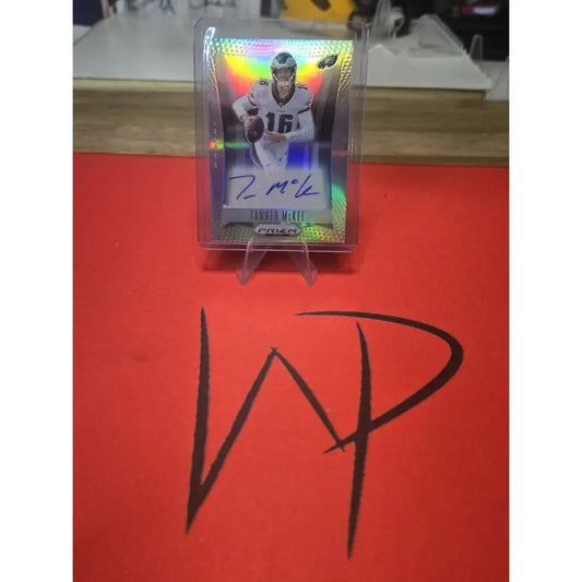 Tanner McKee 2024 Prizm DECA SILVER Auto #S TME