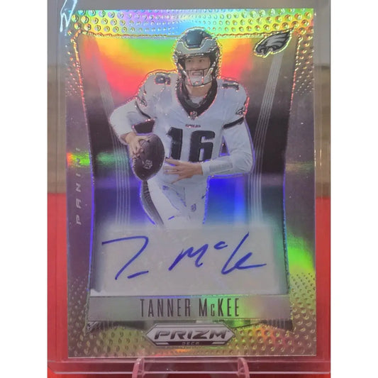 Tanner McKee 2024 Prizm DECA SILVER Auto #S TME