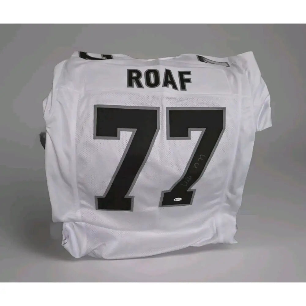 Willie Roaf Signed Custom Jersey Beckett Witness BAS COA
