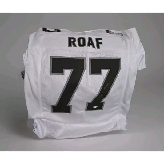 Willie Roaf Signed Custom Jersey Beckett Witness BAS COA